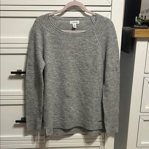 Calvin Klein Heather Gray Women's Crew Neck Sweater